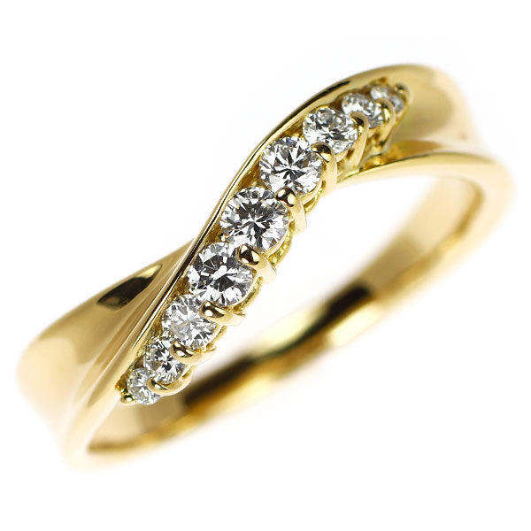モニッケンダム K18YG ダイヤモンド リング 0.35ct