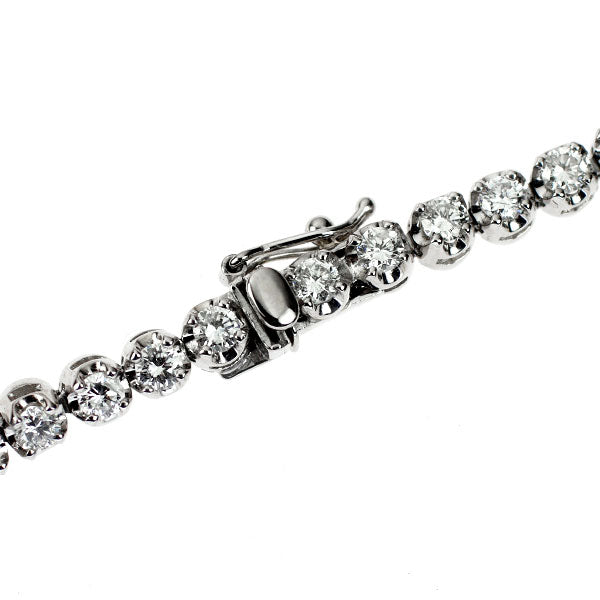 Pt850 ダイヤモンド ブレスレット 3.00ct テニス