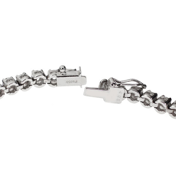 Pt850 ダイヤモンド ブレスレット 3.00ct テニス