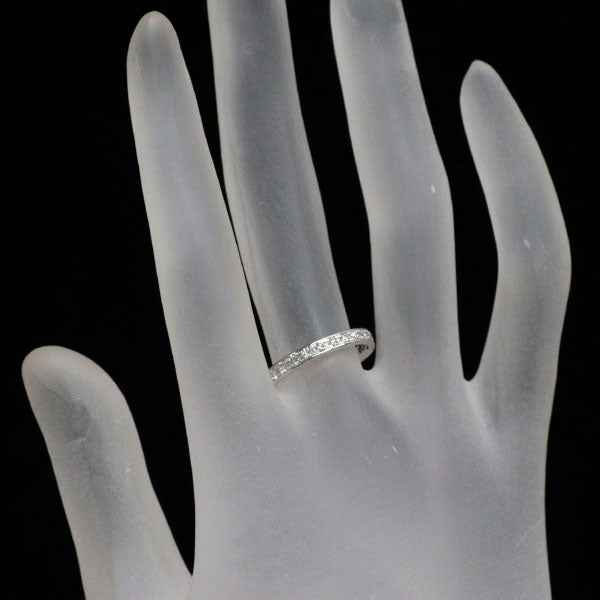 トレセンテ K18WG ダイヤモンド リング 0.26ct ハーフエタニティ