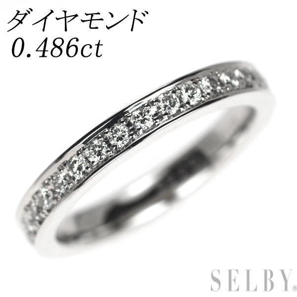 K18WG ダイヤモンド リング 0.486ct フルエタニティ