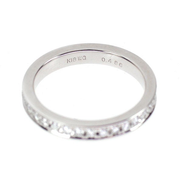 K18WG ダイヤモンド リング 0.486ct フルエタニティ