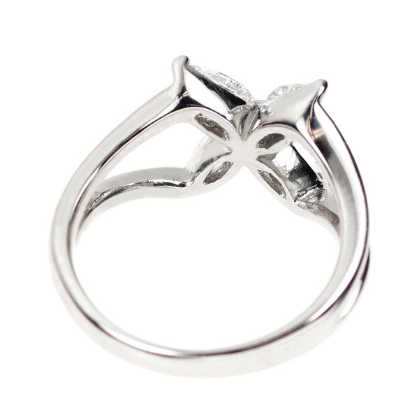 Pt900 ダイヤモンド リング 0.613ct フラワー