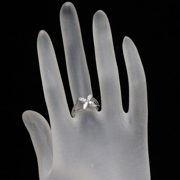 Pt900 ダイヤモンド リング 0.613ct フラワー