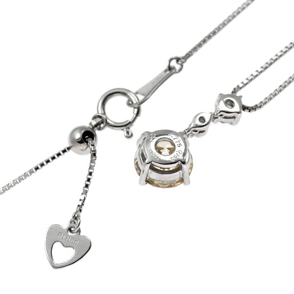 Pt900/ Pt850 ダイヤモンド ペンダントネックレス 1.775ct D0.160ct