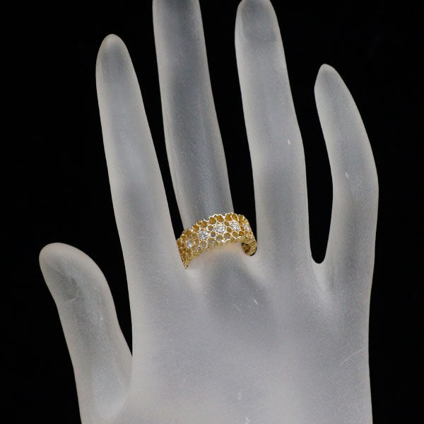 K18YG ダイヤモンド リング 0.28ct