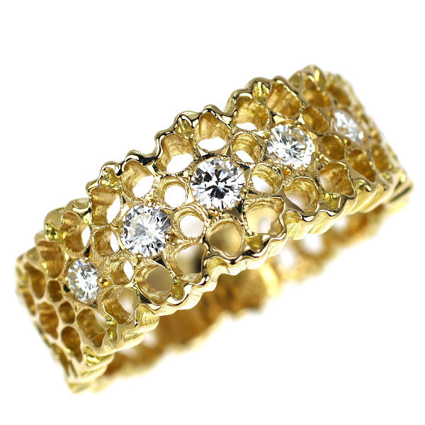 K18YG ダイヤモンド リング 0.28ct