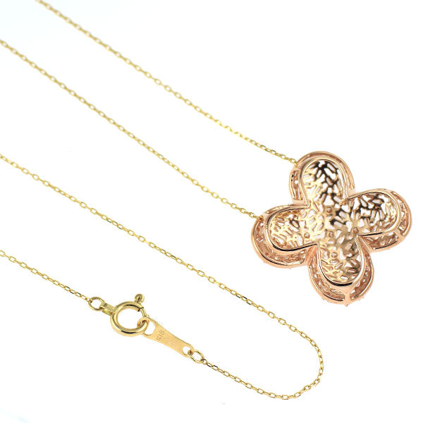 K18PG/ K18YG ダイヤモンド ペンダントネックレス 0.50ct