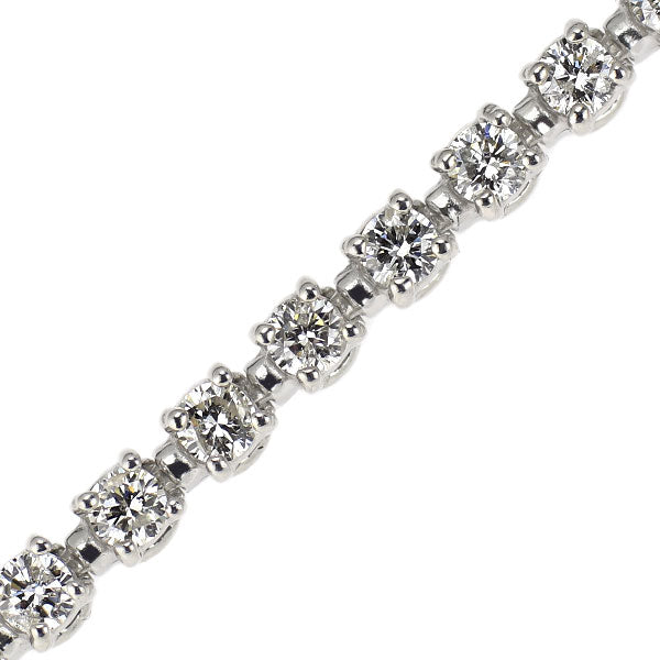 K18WG ダイヤモンド テニス ブレスレット 1.72ct