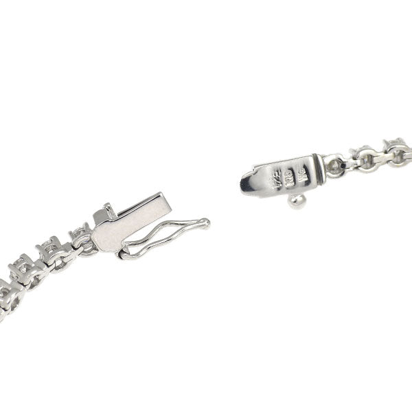 K18WG ダイヤモンド テニス ブレスレット 1.72ct