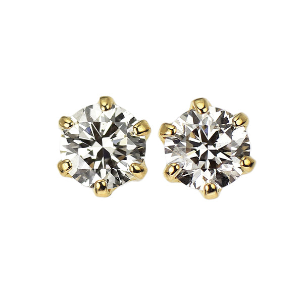 K18YG ダイヤモンド ピアス 0.12ct スタッド