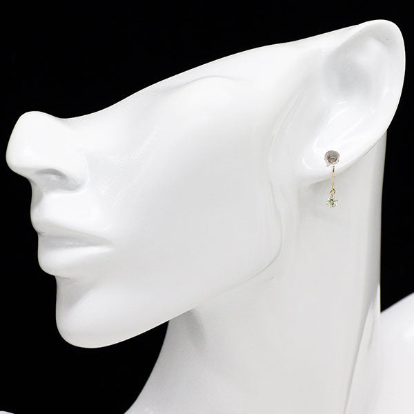 K18YG ダイヤモンド ピアス 0.40ct
