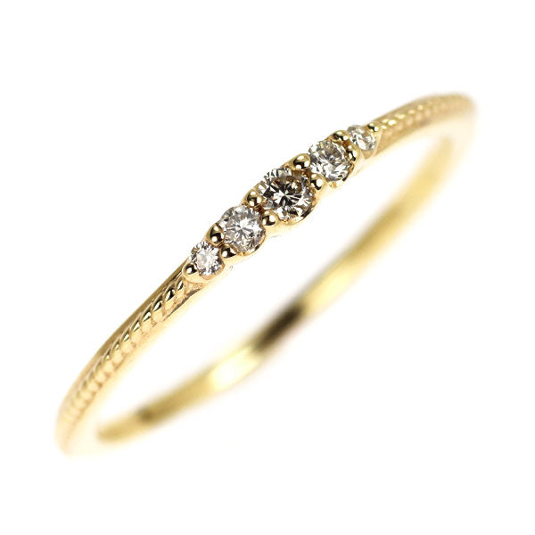ノジェス K10YG ダイヤモンド リング 0.07ct — セルビーオンラインストア
