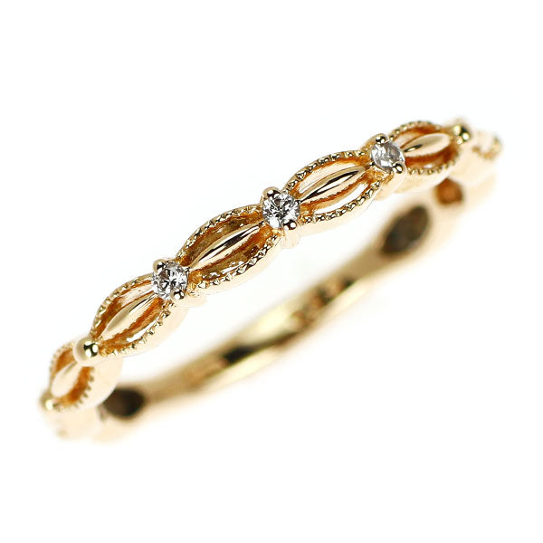 アガット/agete K10YG ダイヤモンド リング 0.02ct