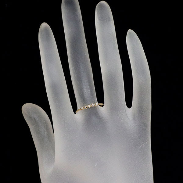 ete K10YG ダイヤモンド リング 0.03ct