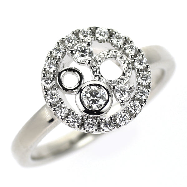 田崎真珠 K18WG ダイヤモンド リング 0.24ct