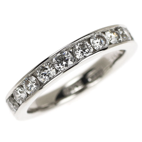 Pt900 ダイヤモンド リング 1.002ct E SI1/SI2 VG/G ハーフエタニティ