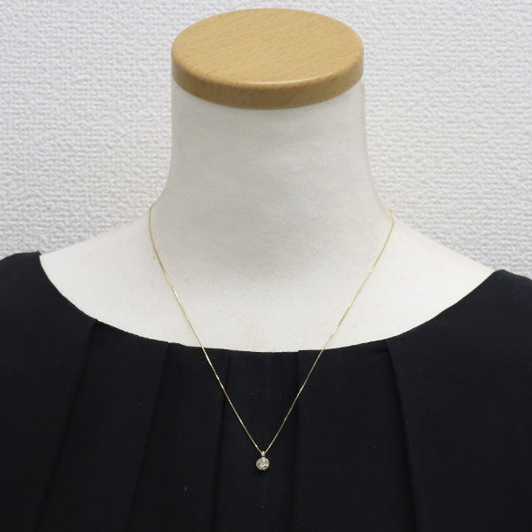 K18YG H&C ダイヤモンド ペンダントネックレス 0.20ct D0.02ct
