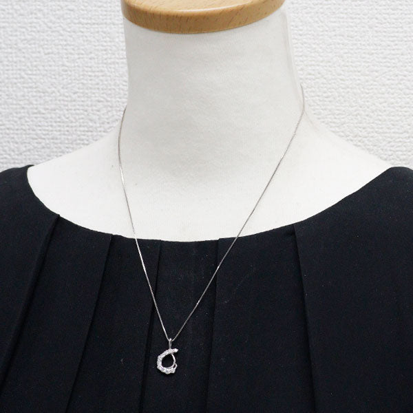 K18WG ダイヤモンド ペンダントネックレス 0.50ct — セルビー