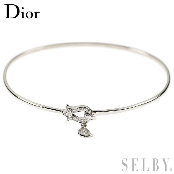ディオール/Dior K18WG ダイヤモンド バングル — セルビーオンラインストア