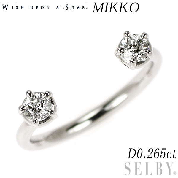 wish upon a star MIKKO/ミッコ Pt900 ダイヤモンド リング 0.265ct フォーク