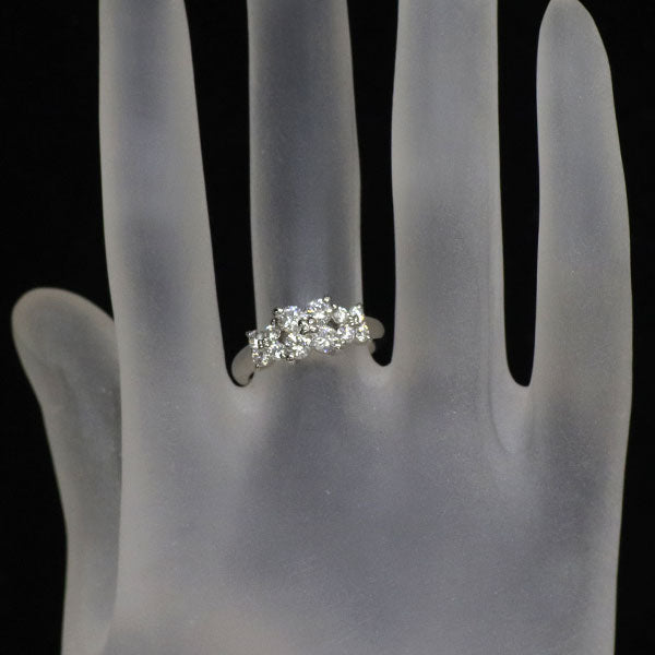 田崎真珠 Pt900 ダイヤモンド リング 0.87ct