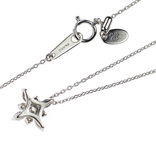 モニッケンダム Pt900/ Pt850 ダイヤモンド ペンダントネックレス 0.40ct