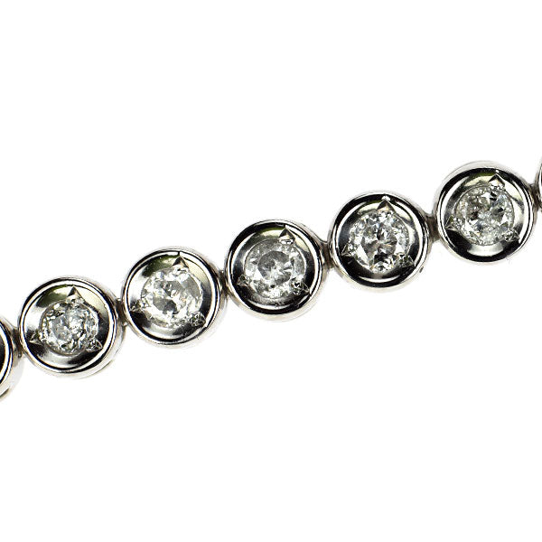 Pt850 ダイヤモンド テニス ブレスレット 2.00ct
