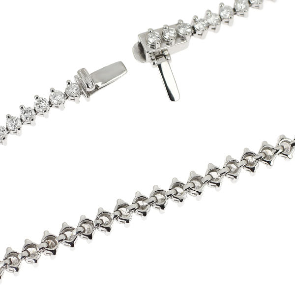 Pt850 ダイヤモンド ブレスレット 3.00ct テニス