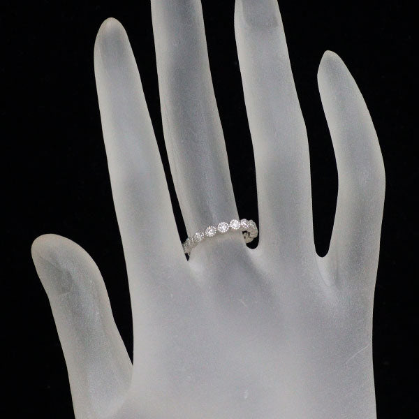 アガット/agete Pt900 ダイヤモンド リング 0.36ct ハーフエタニティ