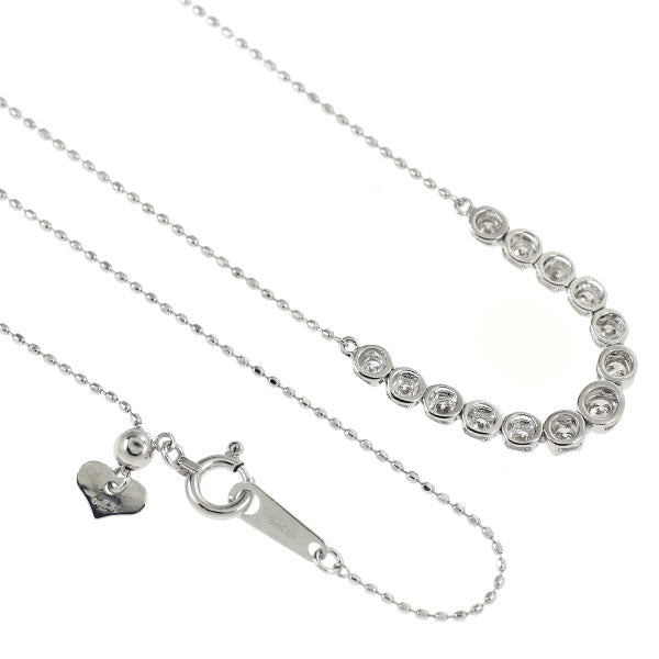 K18WG ダイヤモンド ペンダントネックレス 0.23ct