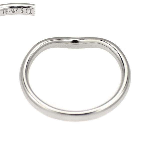 ティファニー Pt950 ダイヤモンド リング カーブドバンド D9p