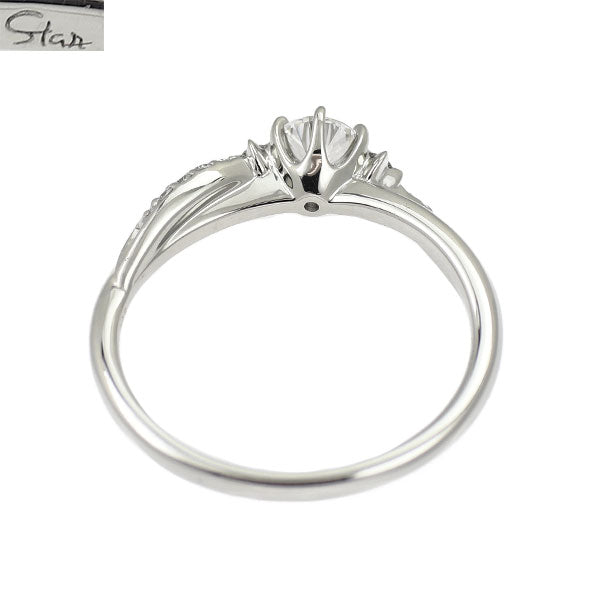 スタージュエリー Pt950 ダイヤモンド リング 0.281ct D0.05ct Stargazer
