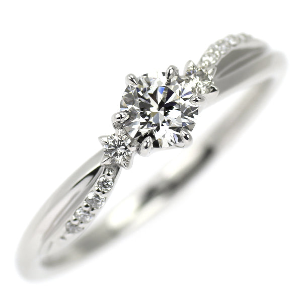 スタージュエリー Pt950 ダイヤモンド リング 0.281ct D0.05ct Stargazer