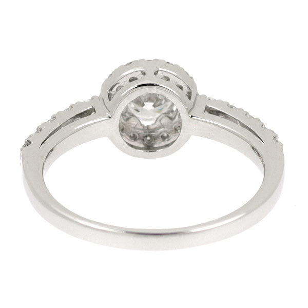 新品 Pt950 GIA鑑定書付 最高級品質 ダイヤモンド  リング 0.31ct D FL 3EX D0.35ct 【エスコレ】