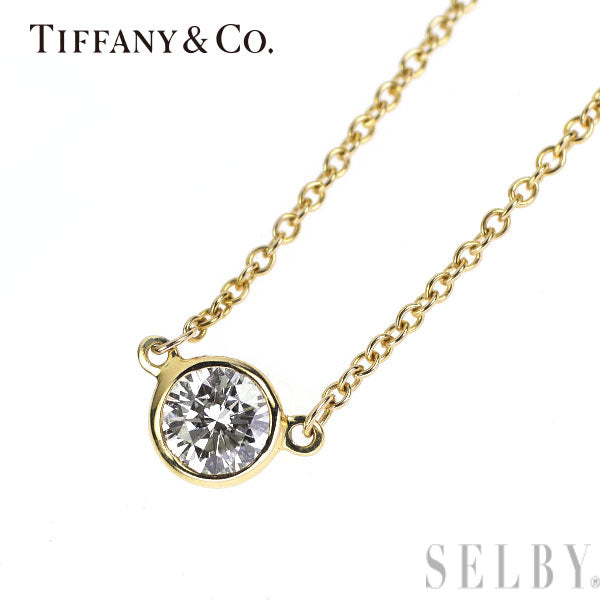 Tiffany ティファニー バイザヤード ネックレス K18YG ダイヤモンド Diamonds By The Yard (新品仕上げ済）ティファニー TIFFANY