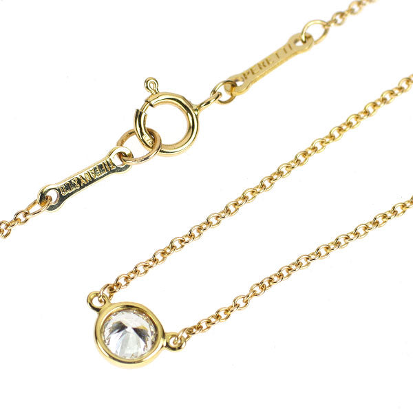 Tiffany ティファニー バイザヤード ネックレス K18YG ダイヤモンド TIFFANY & Co. ティファニー K18YG バイザヤード ダイヤ ネックレス