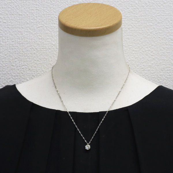 Pt1000/Pt999 ダイヤモンド ペンダントネックレス 1.00ct
