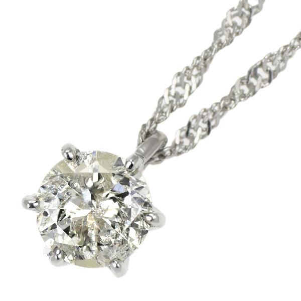 Pt1000/Pt999 ダイヤモンド ペンダントネックレス 1.00ct