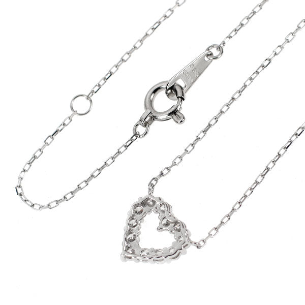 Pt900/ Pt850 ダイヤモンド ペンダントネックレス 0.20ct ハート