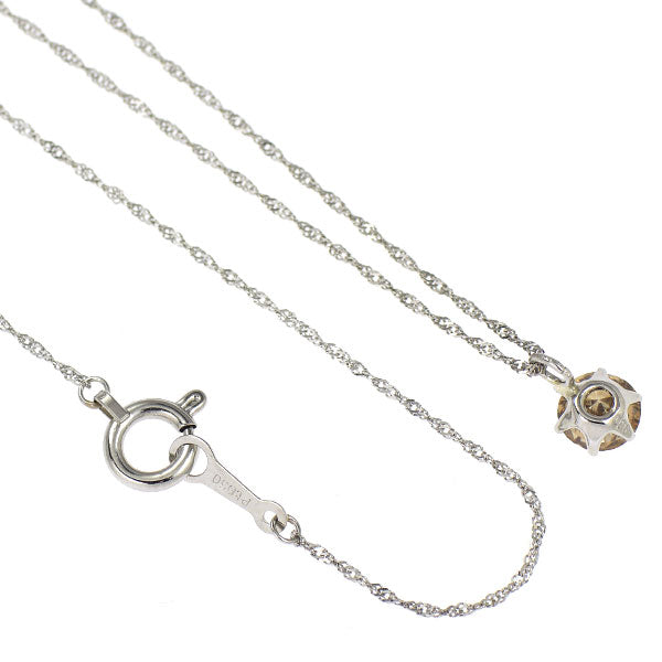 Pt1000/ Pt850 ダイヤモンド ペンダントネックレス 0.30ct