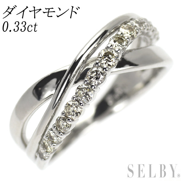 Pt900 ダイヤモンド リング 0.33ct