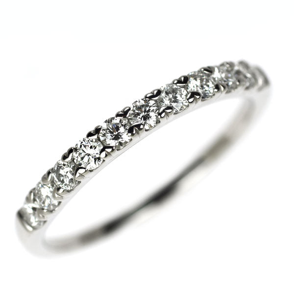 Pt900 ダイヤモンド リング 0.50ct ハーフエタニティ