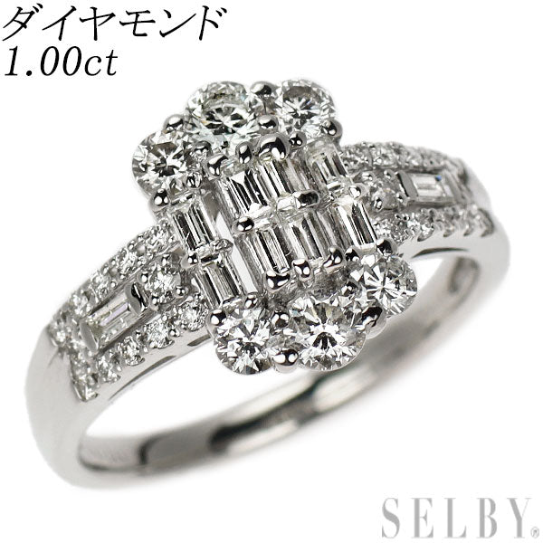 Pt900 ダイヤモンド リング 1.00ct