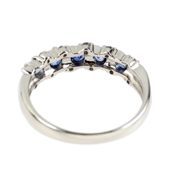 Pt900 サファイア ダイヤモンド リング 0.50ct D0.12ct — セルビー