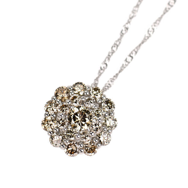 Pt950 ダイヤモンド ペンダントネックレス 0.40ct