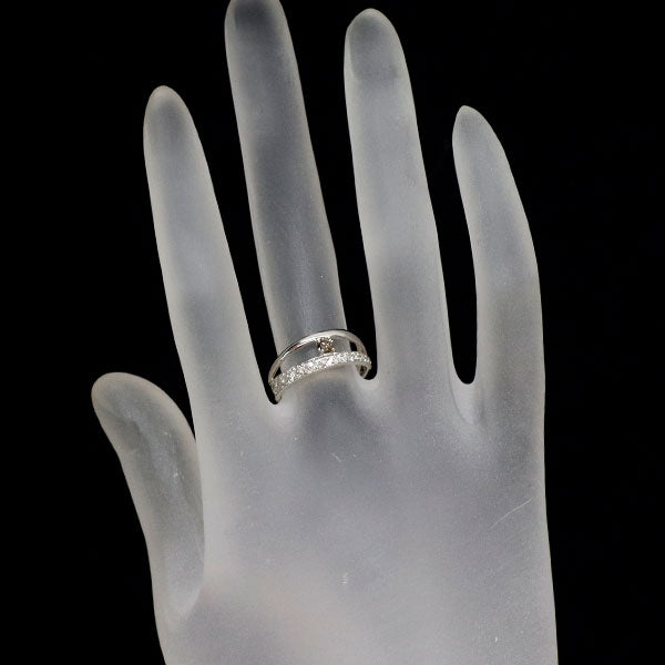 K10WG ダイヤモンド リング 0.22ct