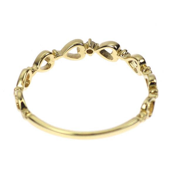 K10YG ダイヤモンド リング ハート