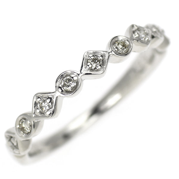 K18WG ダイヤモンド リング 0.09ct ピンキー