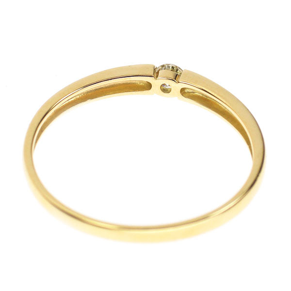 K18YG ダイヤモンド リング 0.10ct